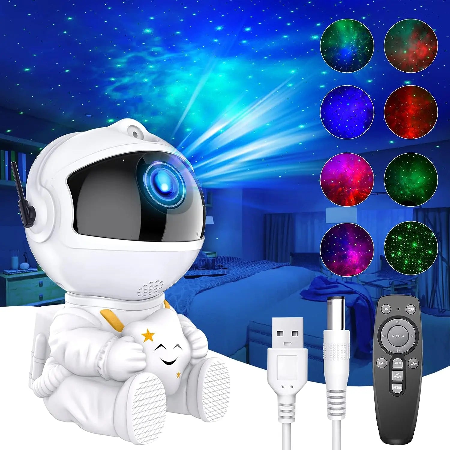 Astronaute Projecteur Galaxy Starry Sky Night Light Maroc